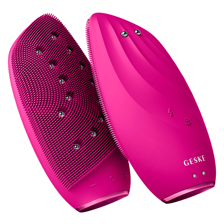 Sonic Thermo Facial Brush & Face-Lifter | 8 in 1 – Magenta