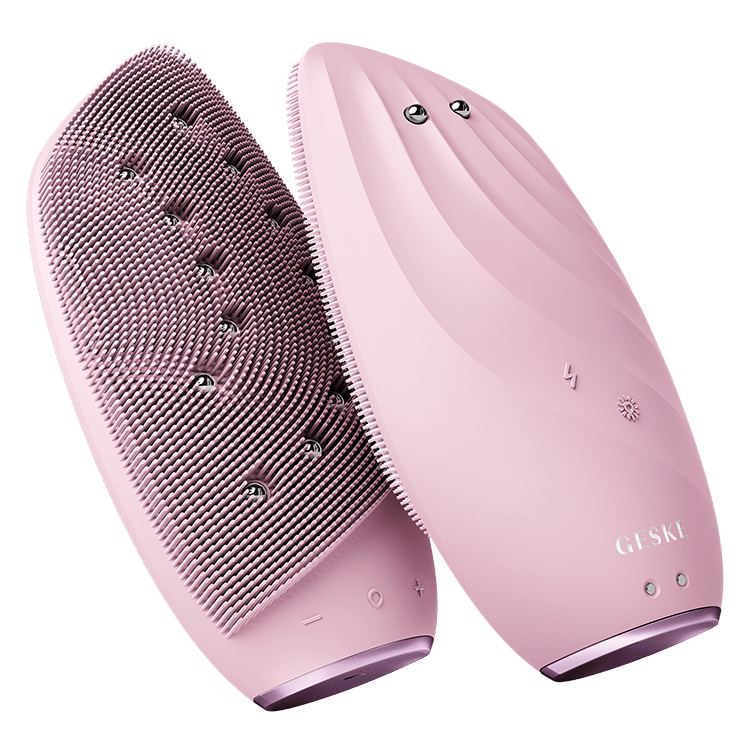 Sonic Thermo Facial Brush & Face-Lifter | 8 in 1 – Pink