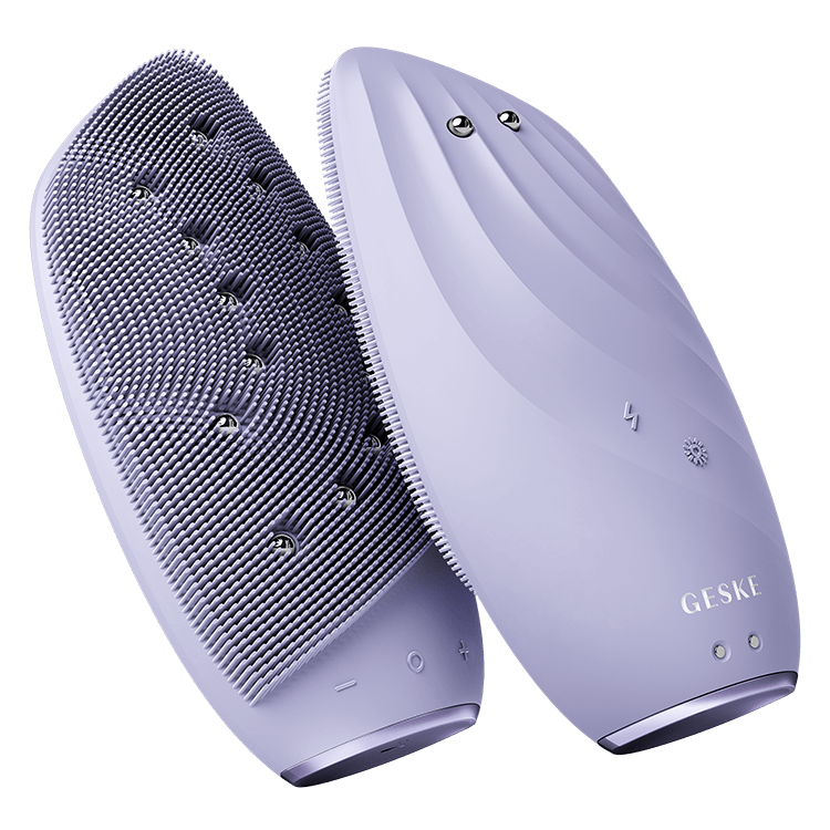 Sonic Thermo Facial Brush & Face-Lifter | 8 in 1 – Purple