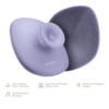 Body Brush | 4 in 1 - Purple - Image 3